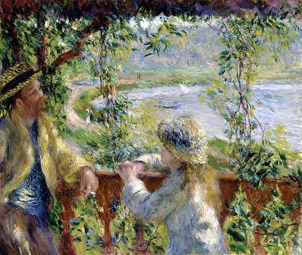 Pierre-Auguste Renoir By the Water, Spain oil painting art